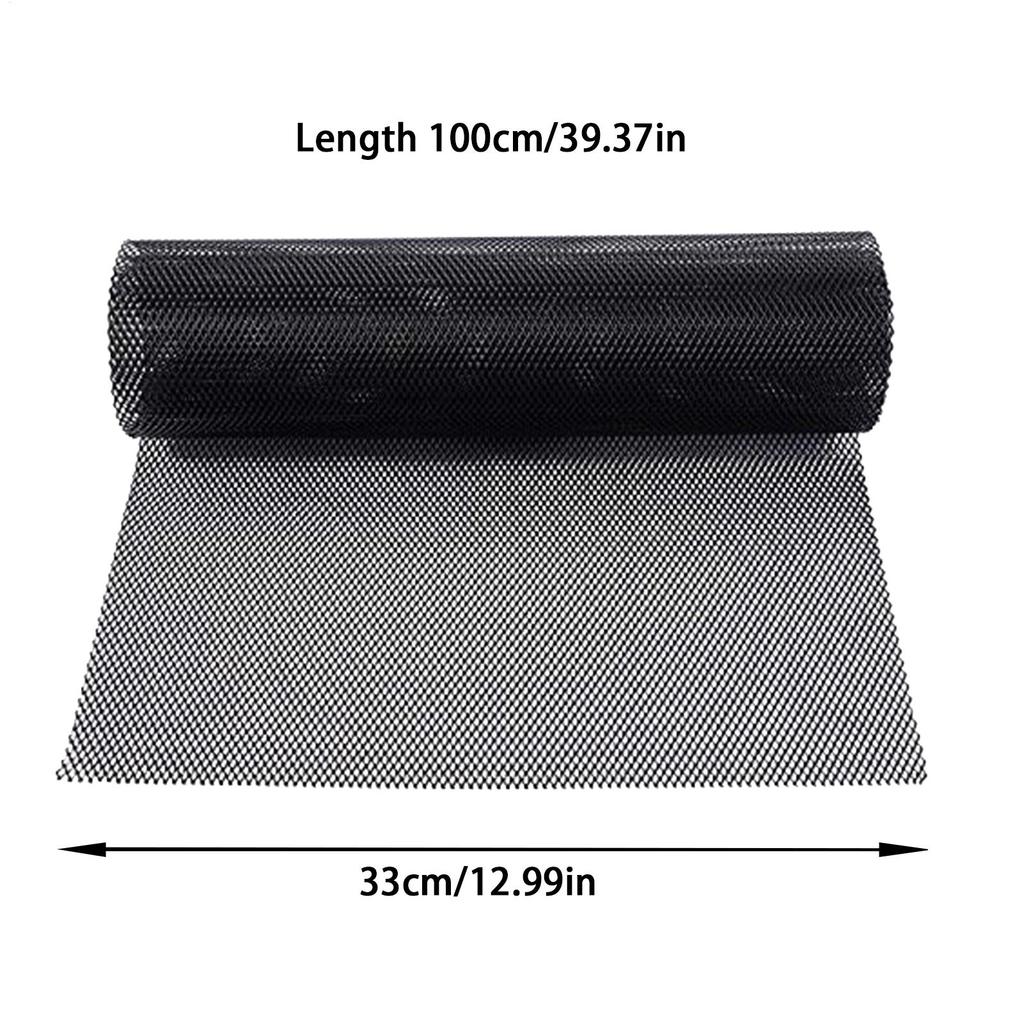 Car Grill Mesh Aluminum Alloy Auto Front Bumper Honeycomb Net 100x33cm Centre Grill Panel Vehicle Radiator Grill For Automotive