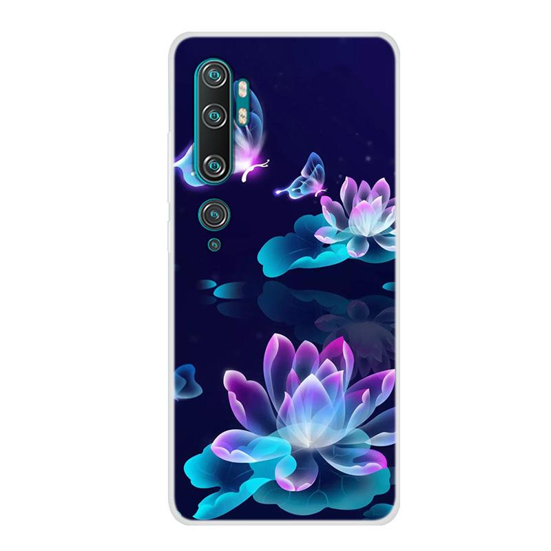 For Xiaomi Mi Note 10 Case Soft Silicone Back Cover Phone Case on For Xiaomi Redmi Note 10 Pro Coque For Xiomi Mi Note10 Pro