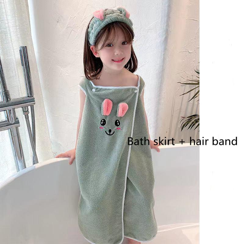 Premium Children'S Bath Towel High-End Children'S Slip Dress Soft Towel Bathrobe Absorbent Bathrobe For Children Ages 3 To 15