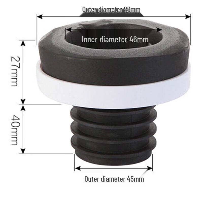 Datu Small Rubber Urinal Flange Seal Ring