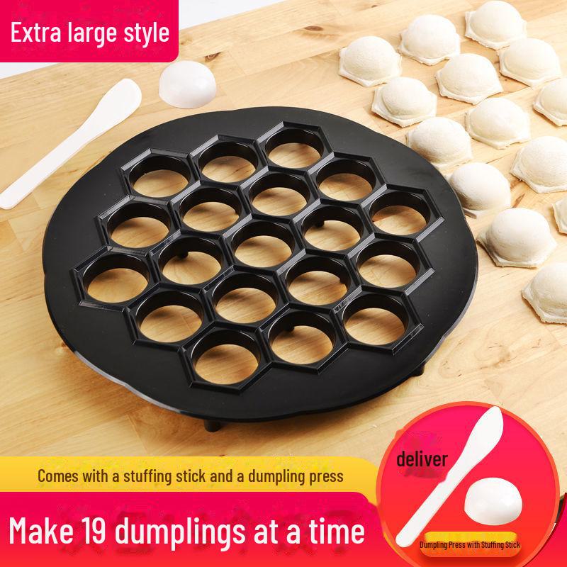 Kreativer Teigtaschenmacher mit 19 Löchern: Einfach zu verwendende Teigtaschenform und Quetschwerkzeug für den Haushalt.