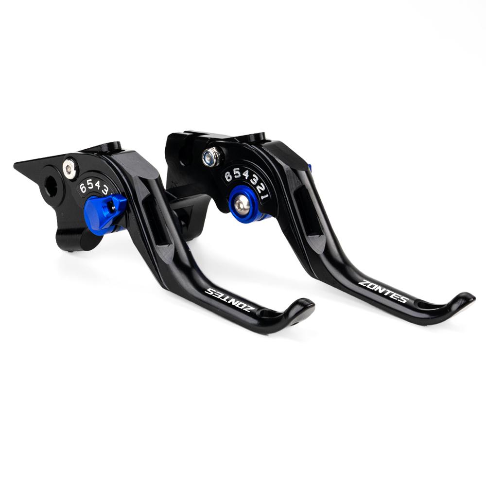 For ZONTES 703RR 703 RR 2024 2025 2026 Motorcycle Accessories Aluminum Adjustable 2 Finger Short Brake Clutch Levers