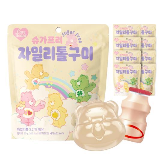 Жевательные конфеты Care Bears без сахара с ксилитом 50 г, вкус йогурта, корейские снеки