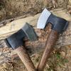 All-Steel Survival Axe: Forged for Chopping, Deboning, and Wood Cutting