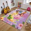 1pc T-Tinkerbell Design Printed Area Rug Carpet for Bedroom Living Room Home Decor Rugs Mat Non Slip Mat Rug for Bedside