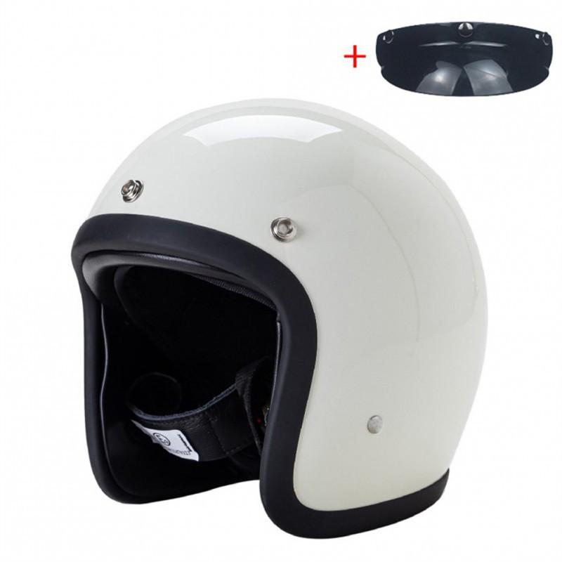 BLD Electric Motorcycle Helmet Lightweight Unisex Retro Cruise