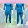 Stylish Blue Amazing Four Heroes Costume Jumpsuit Cosplay Outfit For All Genders