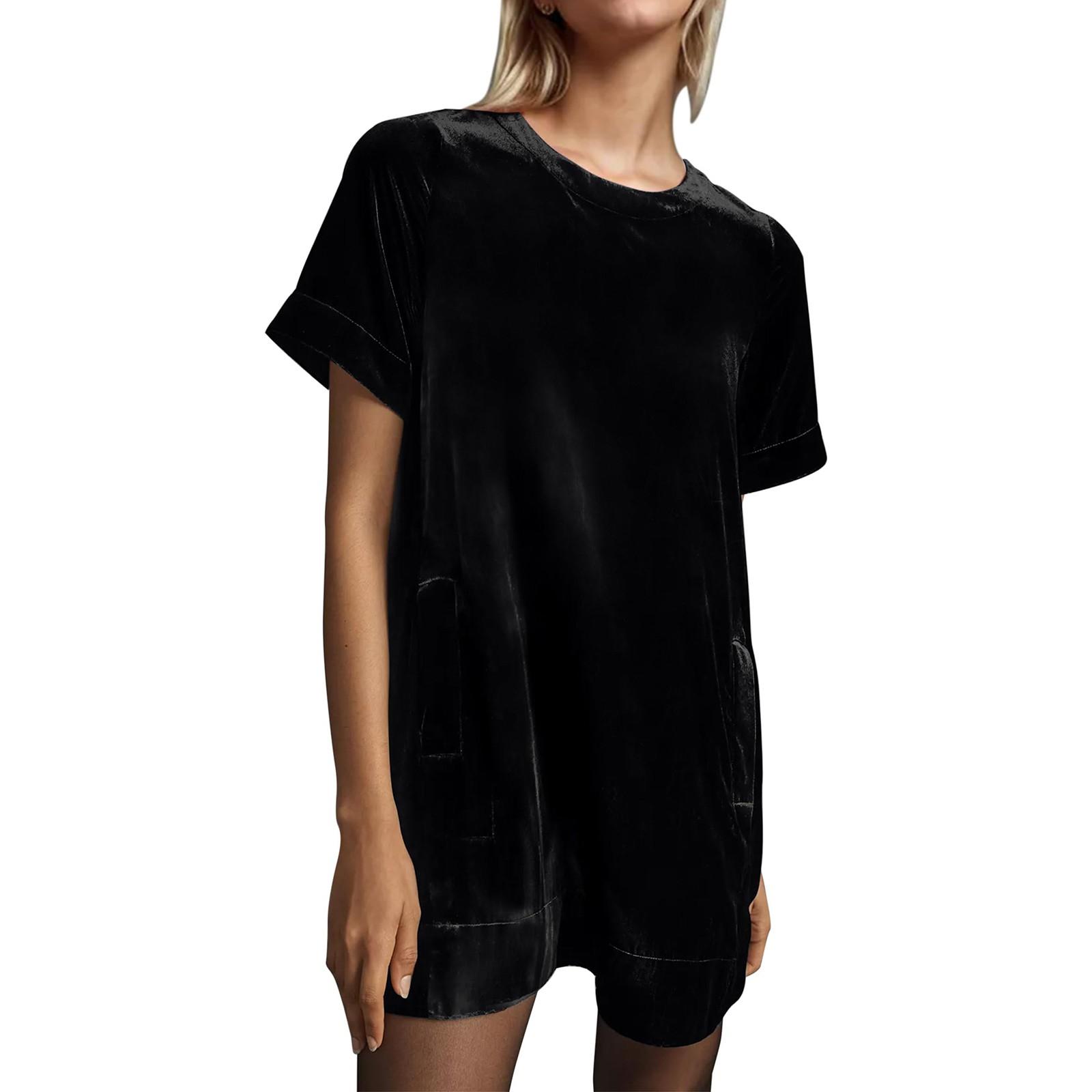 

Женский повседневный сарафан длиной до колена, модное удобное платье M чёрный