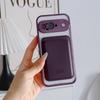 Clear Wireless Charge Magnetic Case For Google Pixel 9 Pro XL 9A 8A 7A PU Leather Card Holder Shockproof Lens Protection TPU Phone Cover
