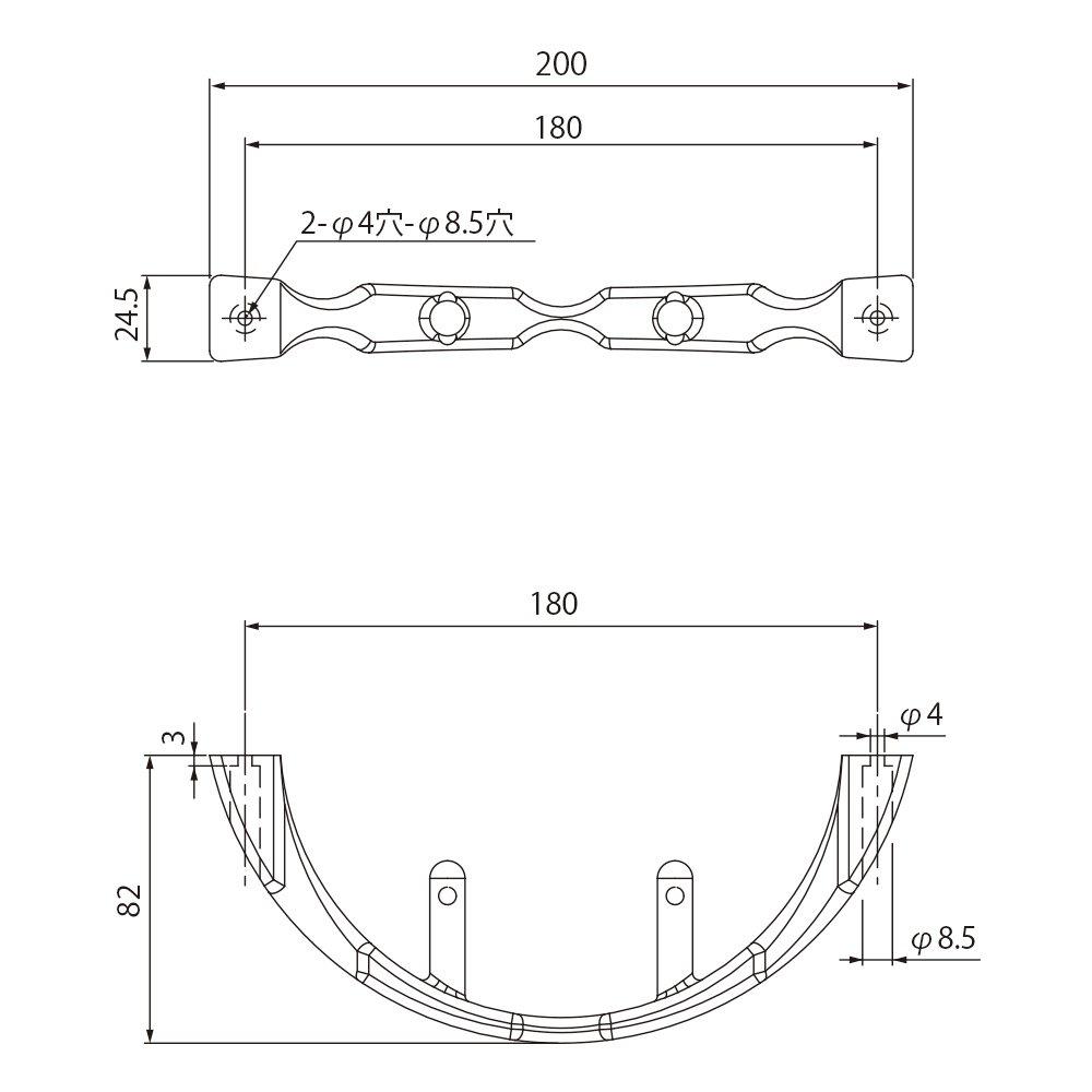 Sugita Ace ACV Umbrella Dark Bronze Holder-II 246-093