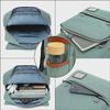Retro Canvas USB Backpack: Unisex, Large Outdoor Travel Bag