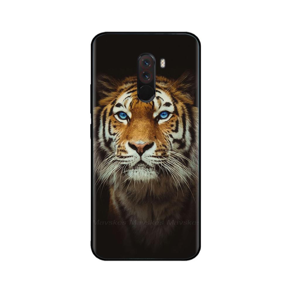 Phone Case For Xiaomi Pocophone F1 Global Case Pocofone F1 Silicone Soft TPU Back Cover For Xiomi Poco F1 Case Black Bumper