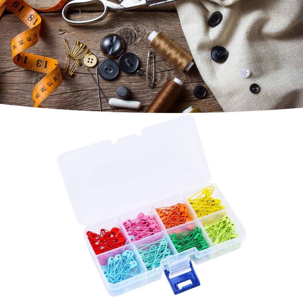 240Pcs Boxed Decorative Pins 8 Colors Fastener Pins Durable Tag Pins  Decoration