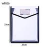 Large Capacity PVC Bag Waterproof Document Bag File Organizer A4 File Folders Envelope Folder