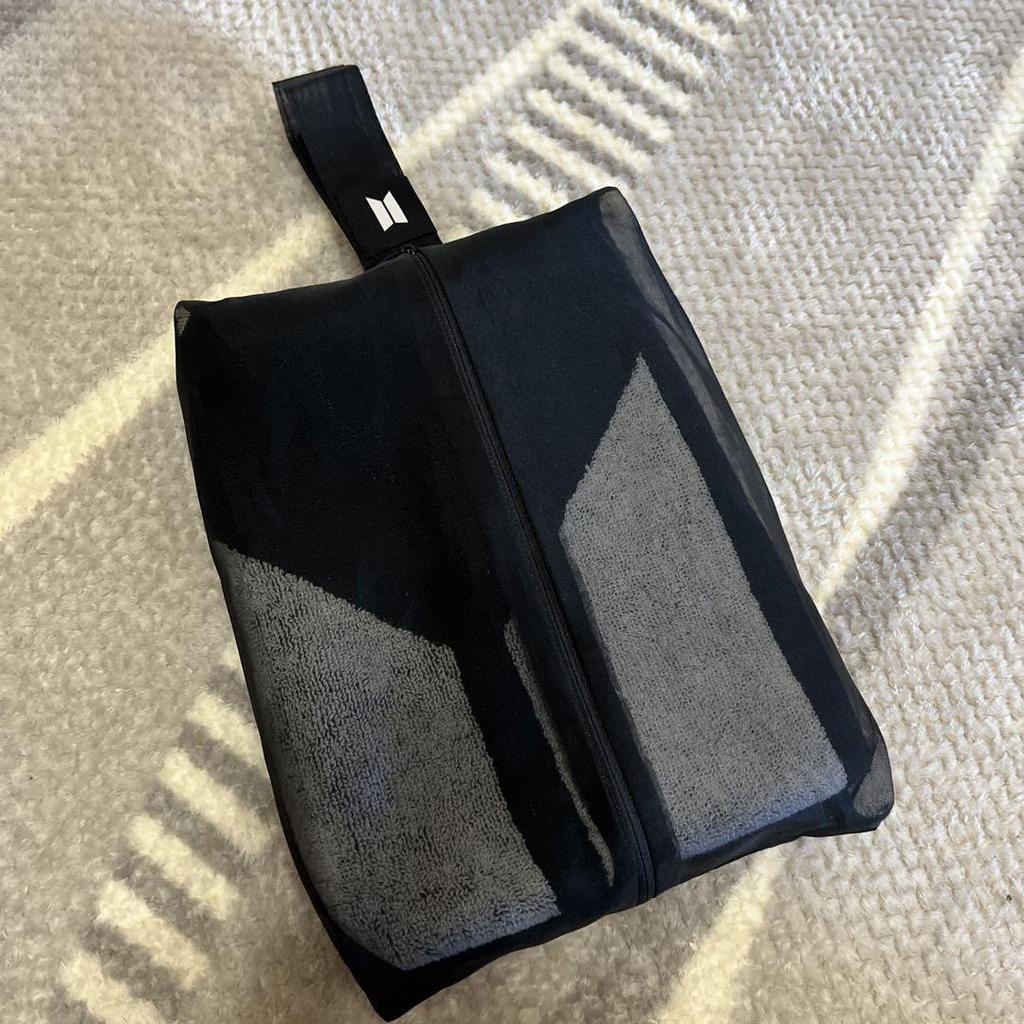 [USED] BTS THE BEST BTS logo towel with pouch