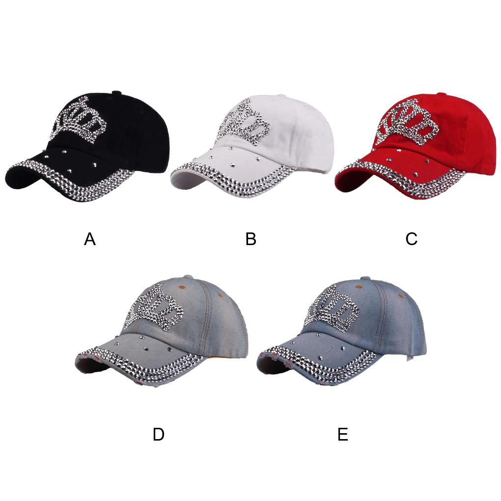 Cotton Denim Baseball Cap Breathable Fabric Sweat Absorbing Adjustable Belt Hat Casual Match Style