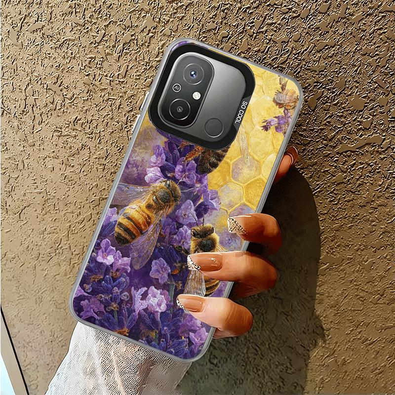 Bee Keeping Honey Cute Shockproof Phone Case for Xiaomi Poco X7 X6 X5 X3 Pro F7 Ultra M8 Redmi 15C 15 14C 13C 12C 10C 13 12 10
