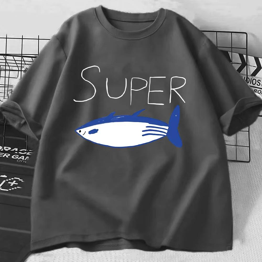 Jin Super Tuna Fish T Shirt Kawaii Retro Fashion Men/women Clothing Harajuku High Quality Tops Clothes Days Gifts Tshirts Tops