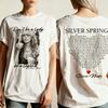 Retro Stevie Nicks "Silver Springs" marškinėliai, Stevie Nicks dainų žodžiai 2 pusių marškinėliai