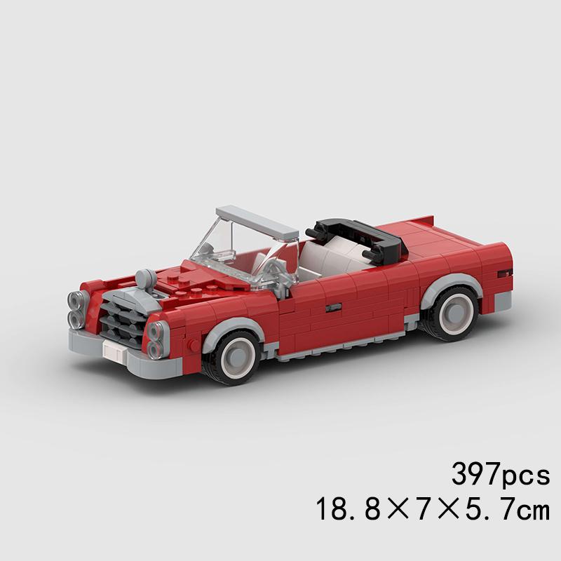 MOC Auto Geschwindigkeit R34 488 Pickup R32 Rennfahrzeug Modellbaustein Super Rennstein Weihnachtsgeschenk Stadt Technisch Rallye Sport