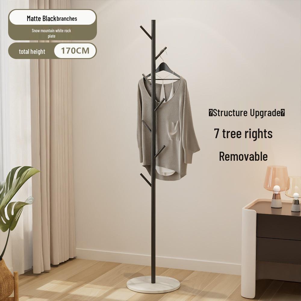 

Розкішна металева стійка для пальта та капелюхів з кам яною плитою для спальні або передпокою