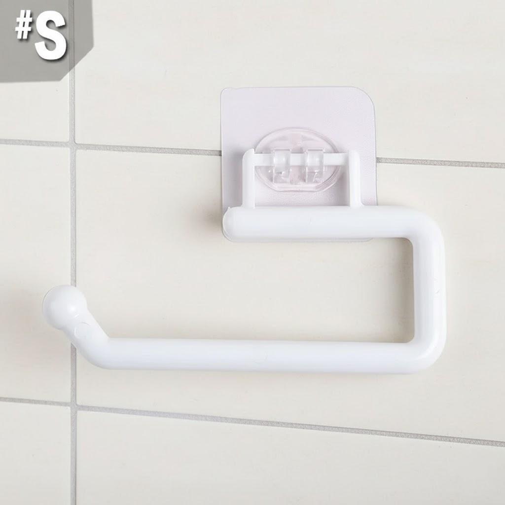 

Multifunctional Bathroom Kitchen Storage Rack Towel Holder Roll Organizer Space Saving Home Shelf Accessories