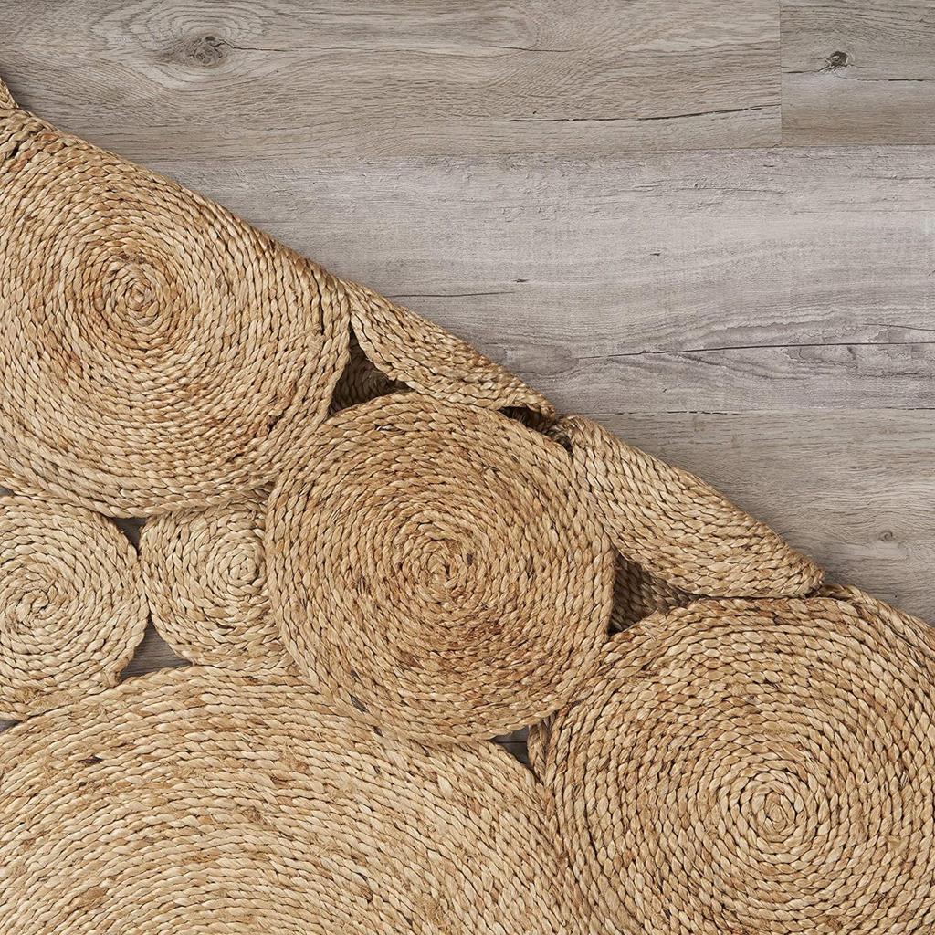Jute Handmade Rug Round Natural Rug for Any Space Look Rustik Decor For Any Space Area