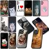 Kitten Cat Meow Blue Green Eyes Phone Cover for OPPO A40 A60 A80 A38 A18 A17 A16 A78 A79 A54 A25 A57 4G 5G Protective Case