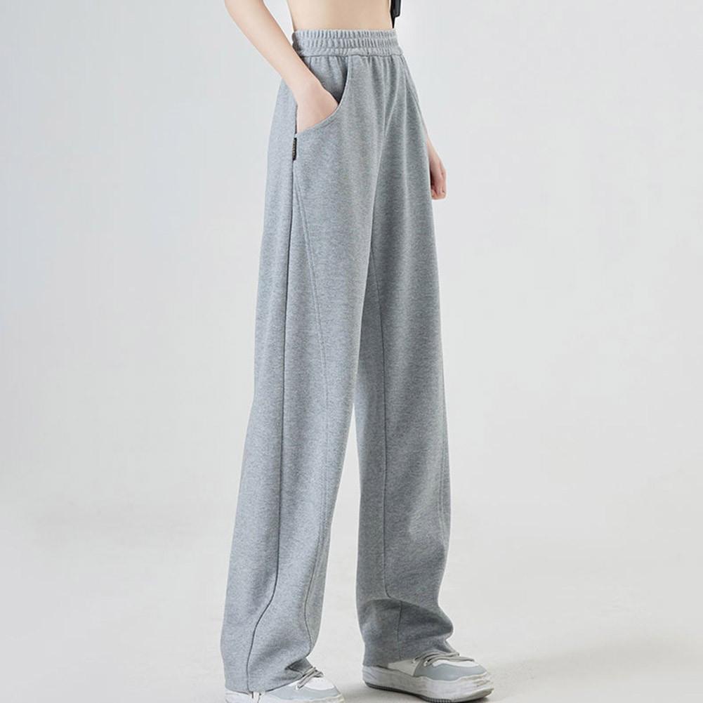 Casual Trousers Wide Leg Pants Moderate Elasticity