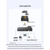 BOYANG Gigabit 1-Fiber 4-Ethernet Fiber Media Converter