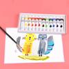 Acrylic Oil Watercolor Gouache Paint Pigment Set 12ML Drawing Supplies for Students and Beginners