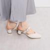 HIMIKO / Himiko / Square Toe Belt Mule / 651510 Ivory 245