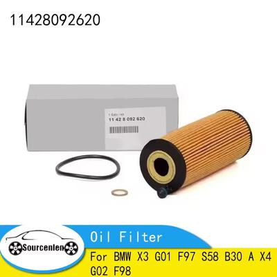 Oil Filter for BMW X3 G01 F97 S58 B30 A X4 G02 F98 Stallion Filter 11428092620 11428-092-620