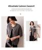 Women's Thick Cable Knit Cashmere Cardigan - Autumn/Winter Round Neck Loose Knitwear Jacket