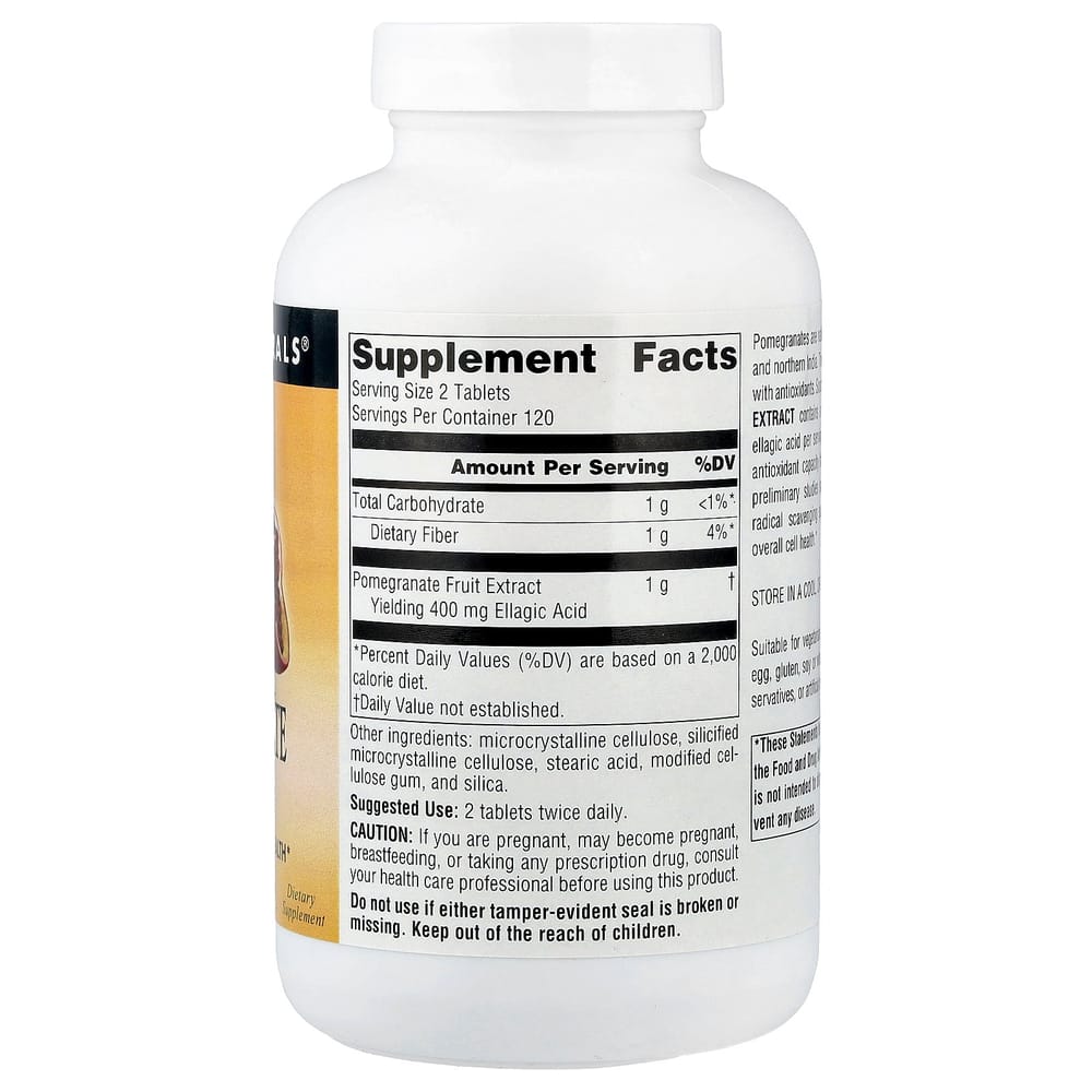 Source Naturals Pomegranate Extract 500mg, 240 Tablets
