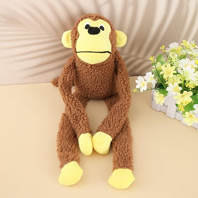 Cute Big Mouth Monkey Plush Dog Toy Simulation Monkey Design Long Leg Monkey Dog Toy