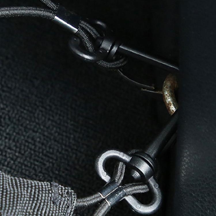 Premium Nylon Car Trunk Storage Organizer System Adjustable Mesh Bag For Space During Long Journeys Quick Installation