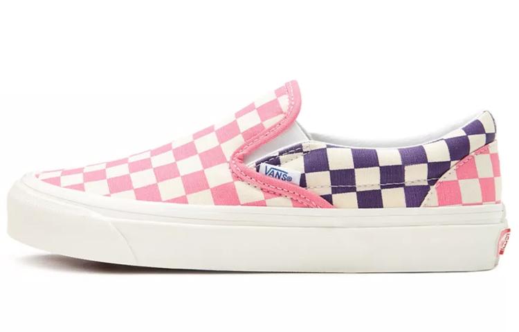 Кеды-слипоны Classic Vans 98 Dx  Anaheim Factory - Розово-фиолетовая клетка  VN0A3JEX46A 42.5