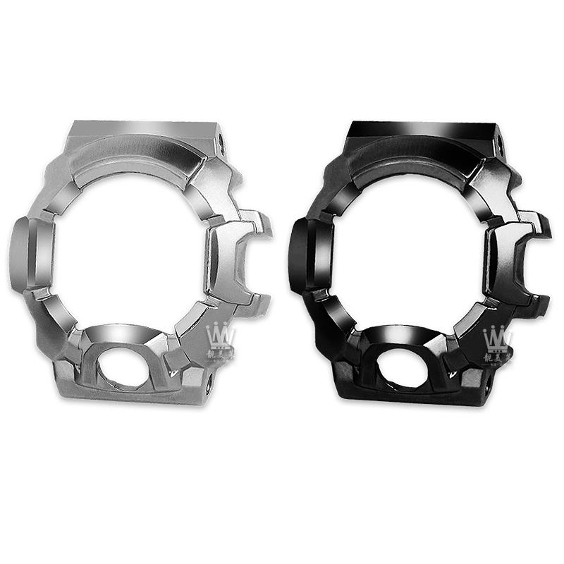 Voor Casio G-SHOCK Serie Cat Man 3410 GW-9400 Gemodificeerde Metalen Behuizing GW-9400Y/J Roestvrij Stalen Behuizing Band Zwarte Behuizing Accessoires