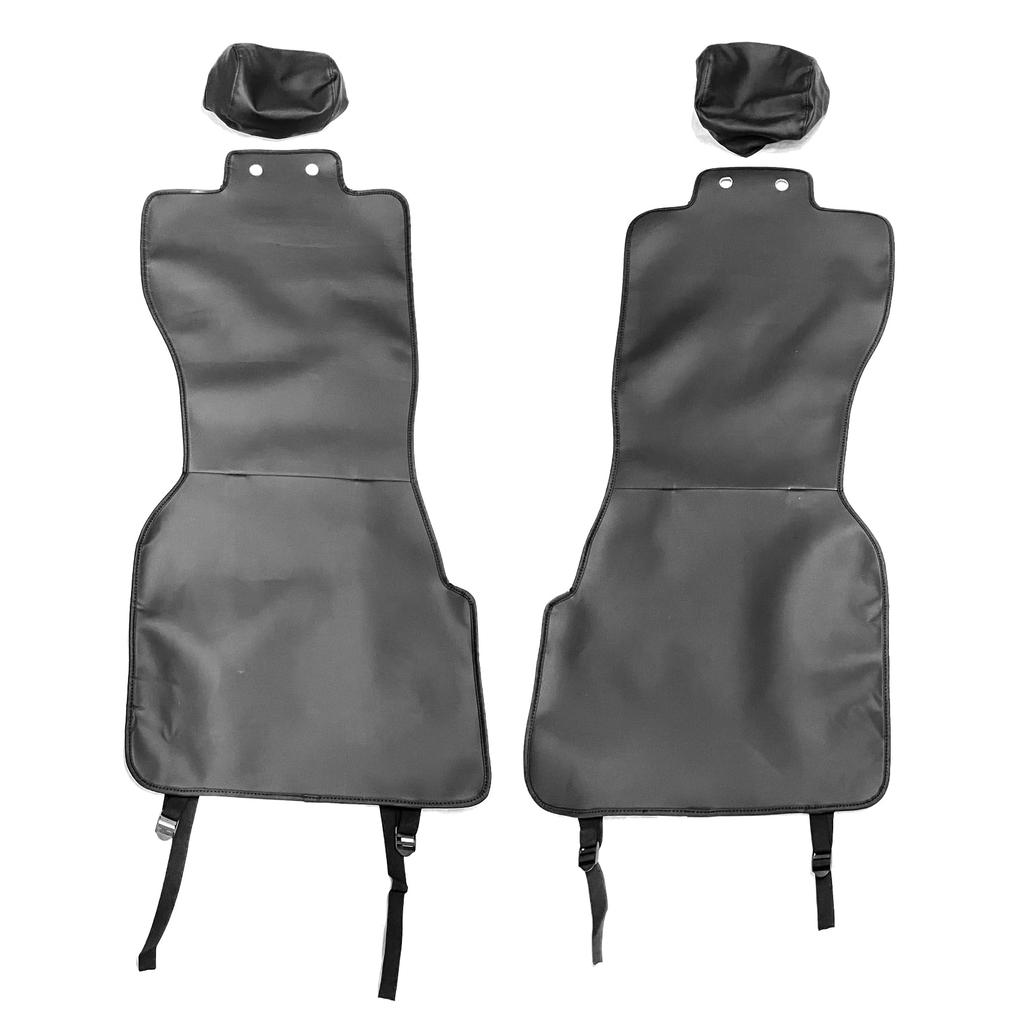 CGP Rear Seat Seat Covers for NBOX Separate Pillow Synthetic Covers, Stain-Resistant, Second-Row JF5/JF6, Covers, Leather, Black, CGP-HN21-H7305