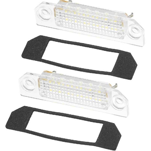 

Car LED License Plate Light Assembly No.6E5Z13550A for Ford Fusion 2006-2012 Plastic White Light (Set of 2)