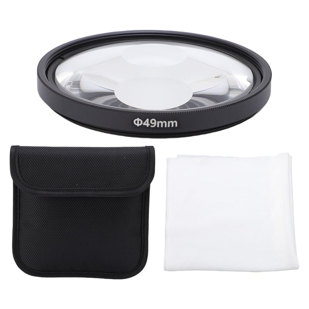 49mm Swirl Halo Distortion Effect Filter Optical Glass Lens Distortion Camera Special Effect Filter