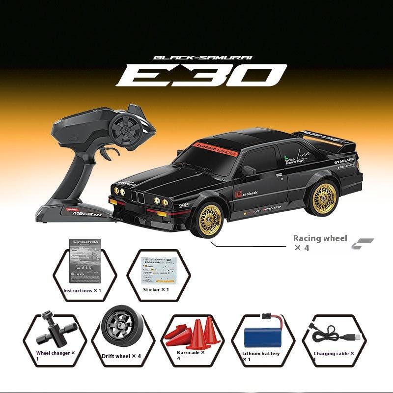 

New Rc Car 1/16 Full Scale E30 High-Speed Remote Control Car Four-Wheel Drive Drift Racing Car Rc Racing Model Toy Car