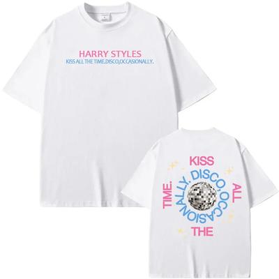Harry Styles Pocałunki Cały Czas Disco Okazjonalnie Album 2026 Koszulka Bawełna Premium Harajuku Wygodne Koszulki Damskie i Męskie