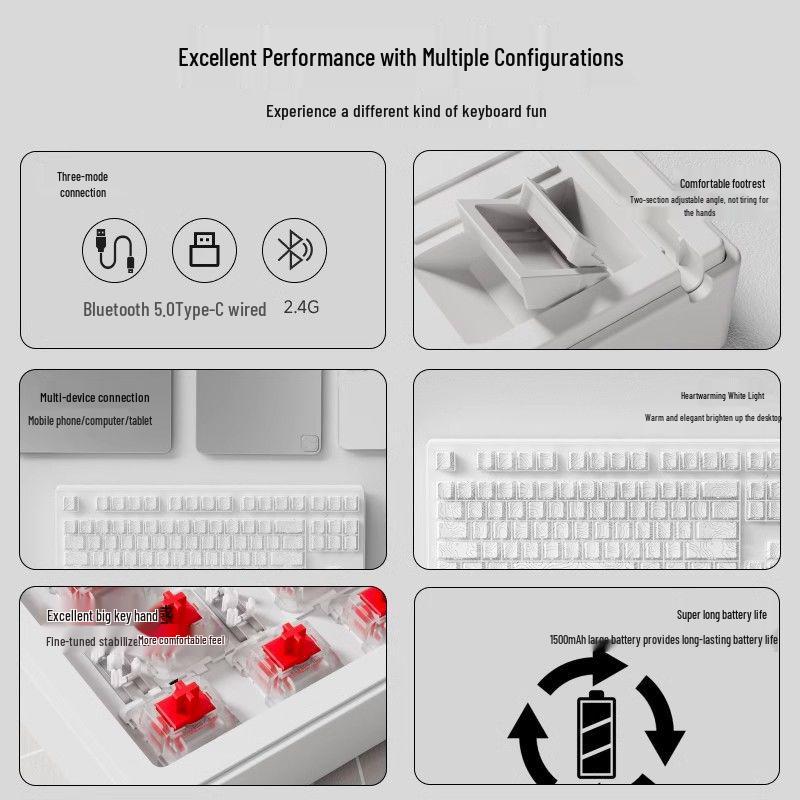 Qianxingzhe MT Series Mechanical Tri-Mode Keyboard