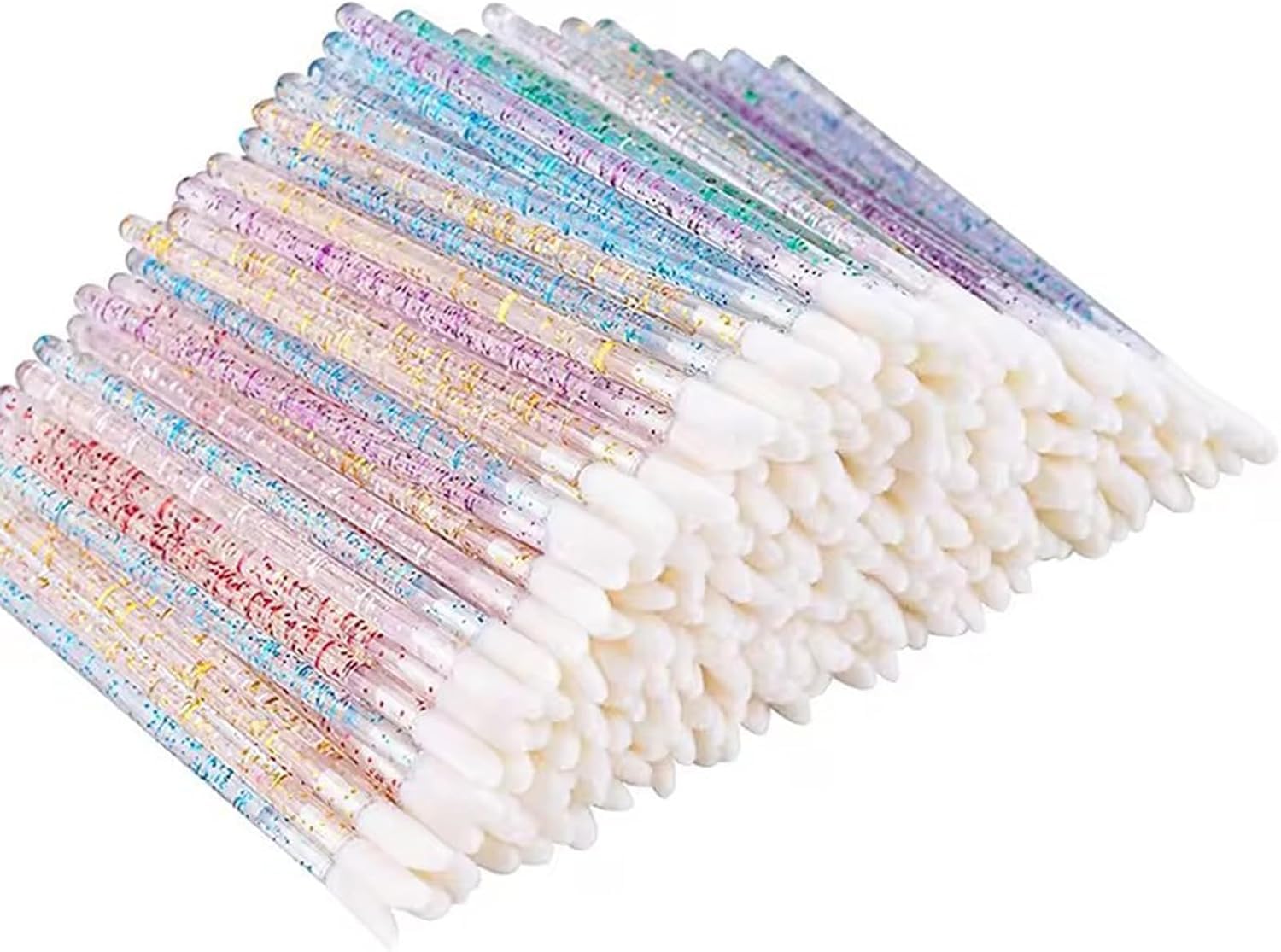 

Набор из 500 одноразовых губных кисточек BetterJonny длиной 9 см, портативная кисточка для губ, 5 цветов, кисточка для макияжа, кисточка для помады, простая в использовании, полая, портативная