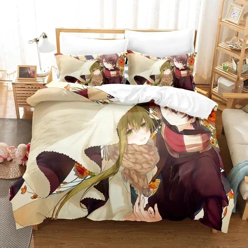 Anime Heilige Cäcilia Pastor Lawrence Bettwäsche-Set Bettbezug Bettset Steppdeckenbezug Kissenbezug Bettdecke King Queen Größe Jungen Erwachsene