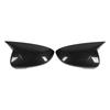 Pair Horn Shape Door Mirror Covers Side Mirror Caps Replacement for Hyundai Tucson 2019?2020Carbon