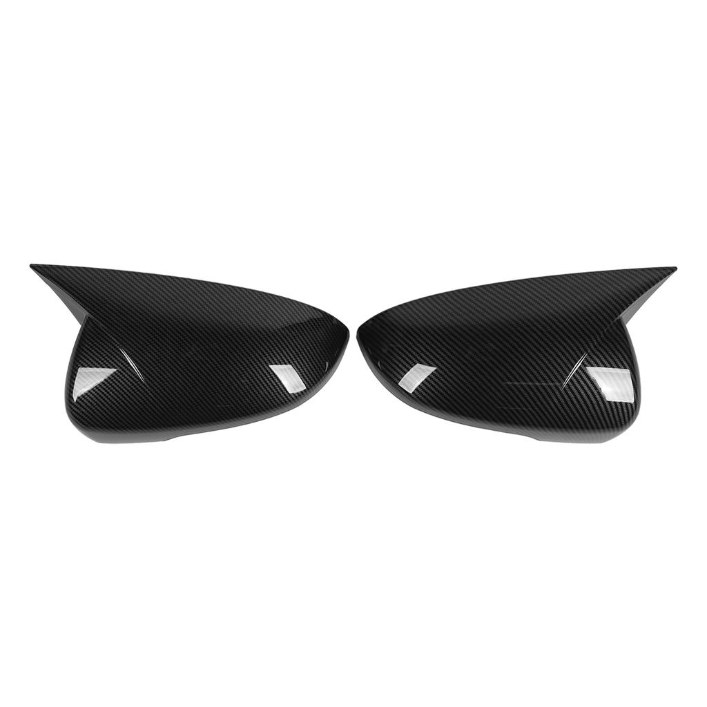 Pair Horn Shape Door Mirror Covers Side Mirror Caps Replacement for Hyundai Tucson 2019?2020Carbon