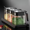 Good-Glass Jars 10Oz 3Pcs For Spice Jars With Spoon Set Seasoning Jars Organizer Storage Bottles For Spices For Spices Rack